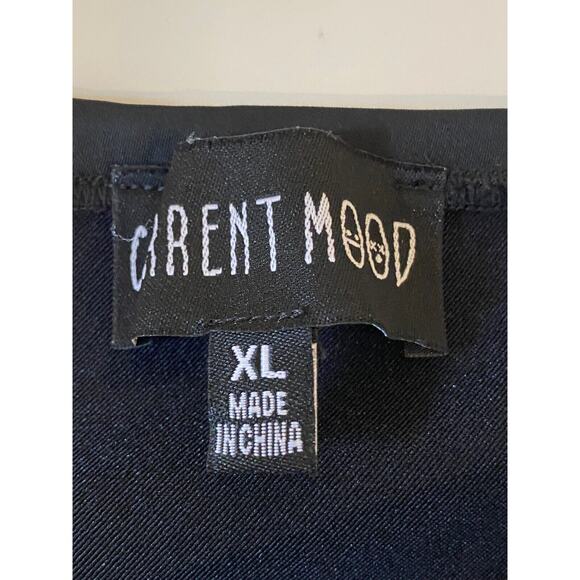 Current Mood Grace Evolution Butterfly Black Mini Dress Size XL Stretchy - Picture 4 of 8